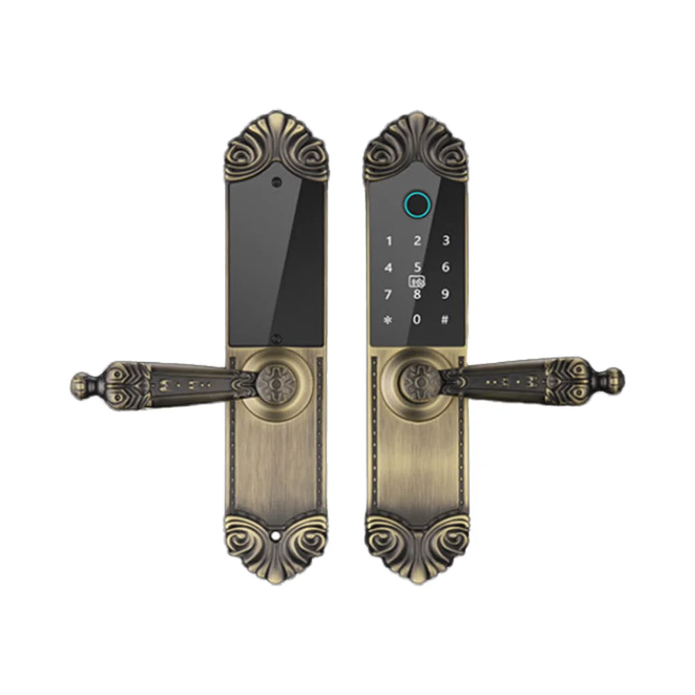 

Intelligent Fingerprint Lock - Secure Wi-Fi Password - Hotel Lock Card - Fingerprint Door Lock