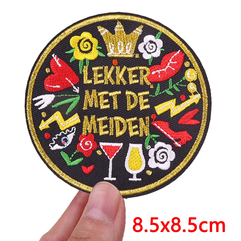 2026 NIEUWE Stijl Oeteldonk Emblem Patch Carnaval Voor Nederland Ijzer Op Patches Voor Kleding Stickers Kikker Borduren Patches