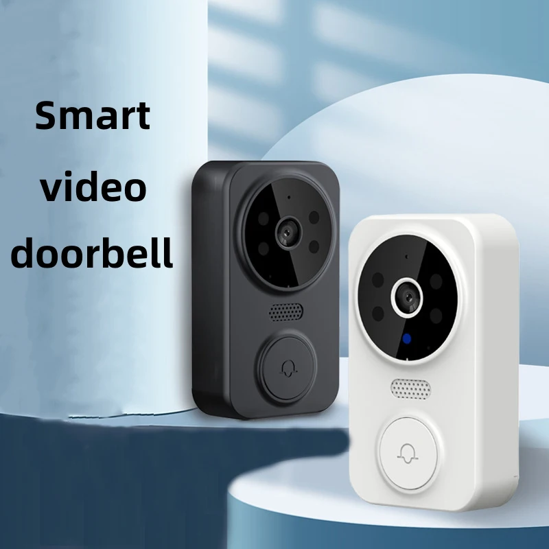 1pc M8 Smart Visual Doorbell Two-way Intercom Infrared Night Vision Remote Monitoring Security System Wifi Video Door Bell