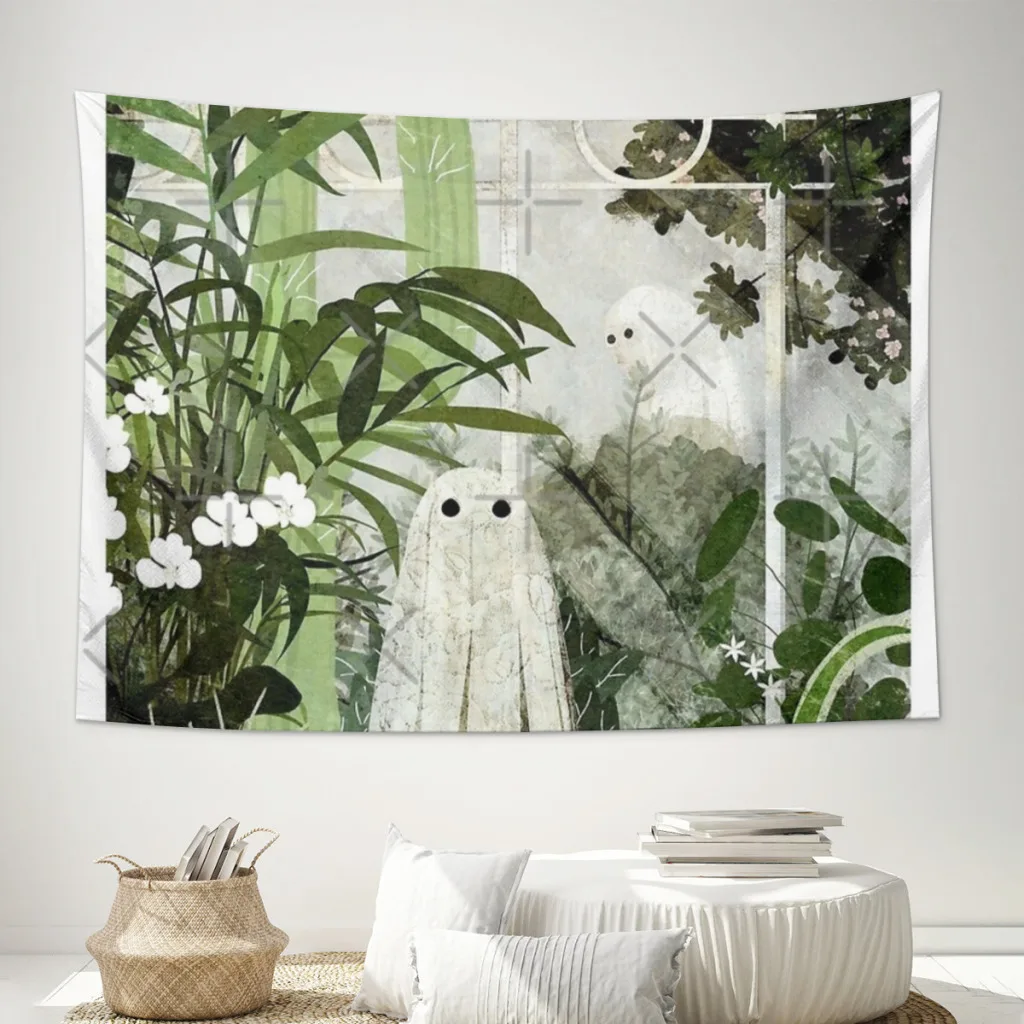 

Home Decoration Tapestry There's A Ghost in the Greenhouse Again Tapestry Wall Art Tapestries Room Decors