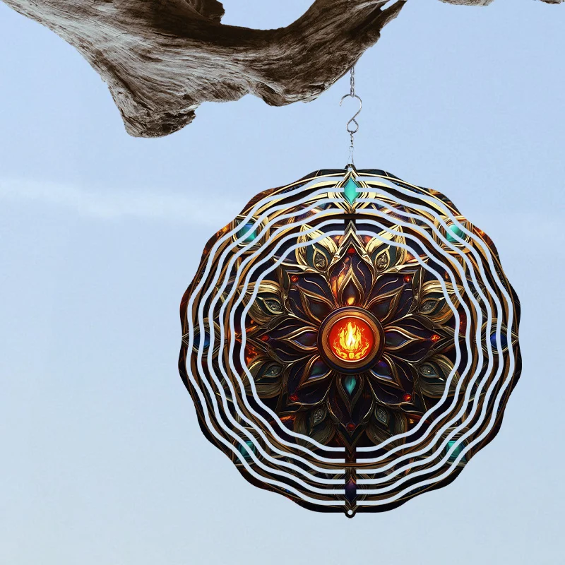 Multifunctional 3D Rotating Wind Chime - Perfect for Indoor And Outdoor Decoration, Ideal Gift for Christmas, Halloween