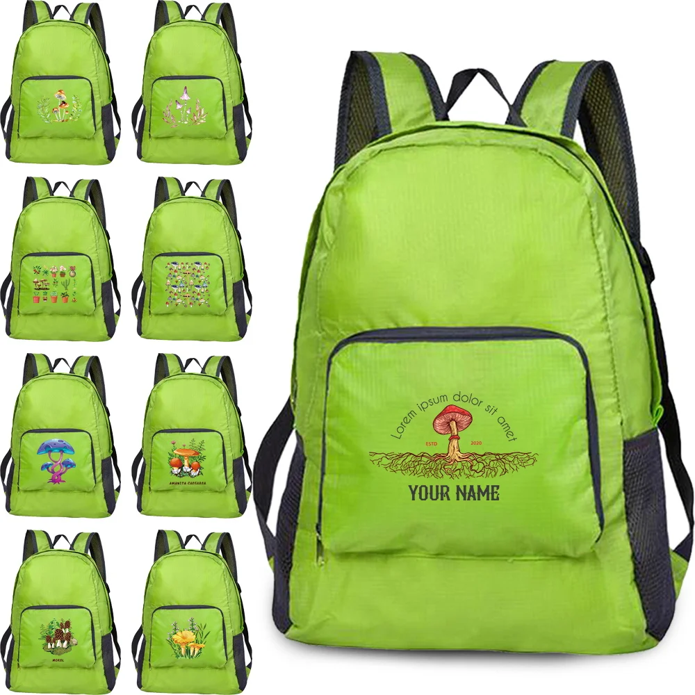 

Mountaineering Bag Ultralight Outdoor Sport Foldable Bags Mushroom Series Portable Men Women Eco-friendly Camping Pack