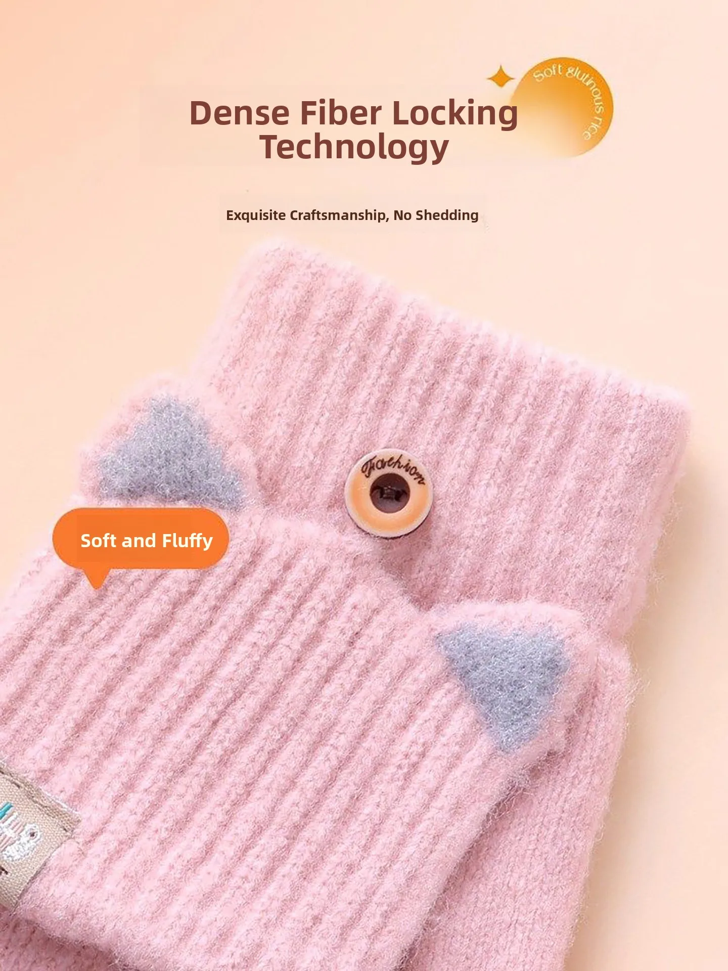 Children's Winter Gloves Warm Half Finger Writing Assignment Boy Girl Student Flip Cover Five Fingers Bike Commute Medium Thick