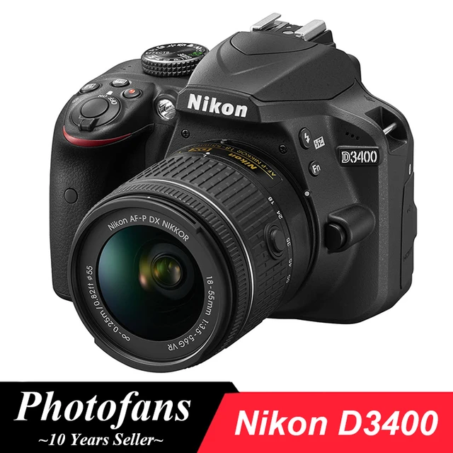 ニコンD3400一眼レフカメラ18-55ミリメートルレンズ - AliExpress