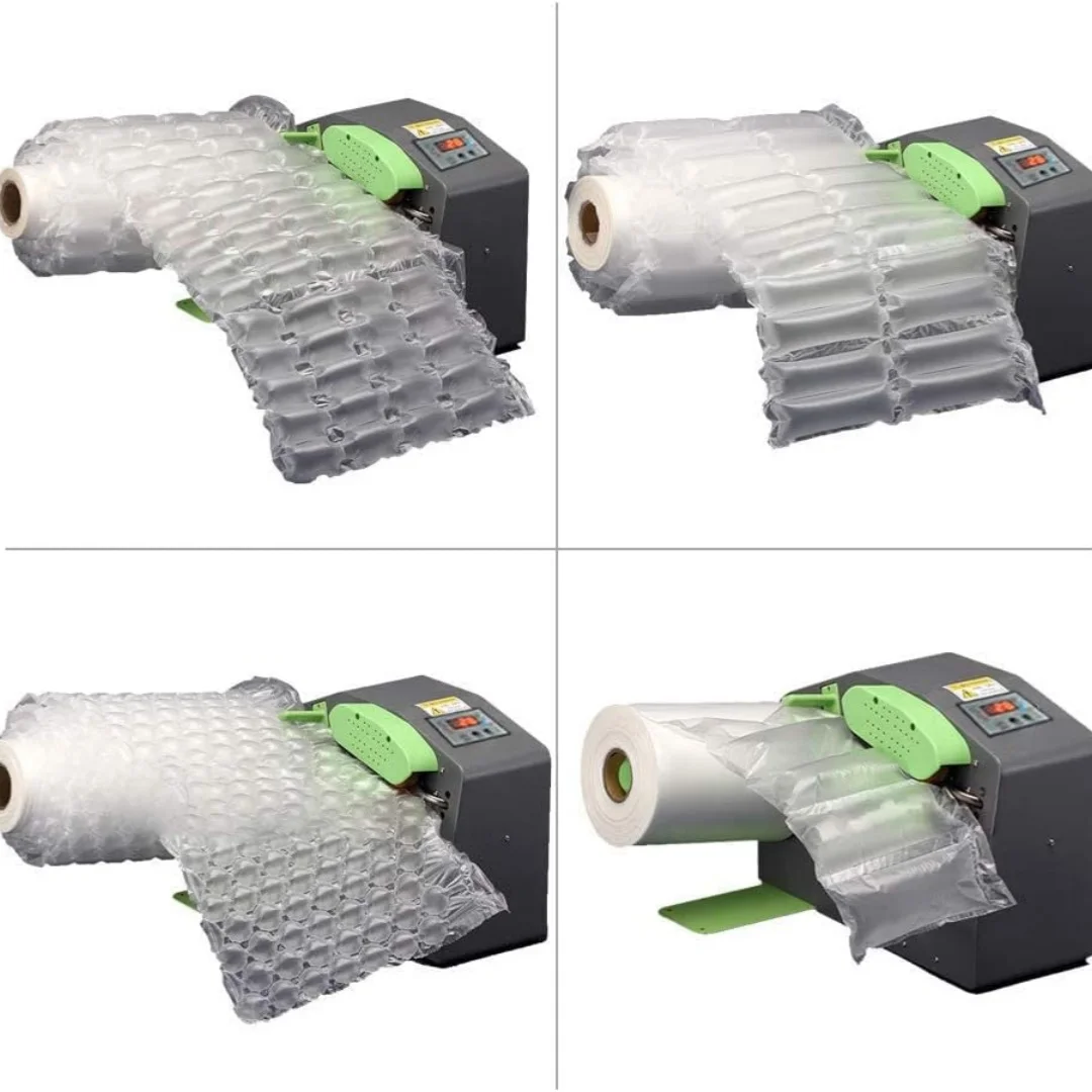 آلة وسادة هوائية آلة وسادة هوائية محمولة آلة تغليف قابلة للنفخ بعرض مختلف