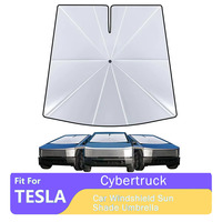 New Car Windshield Sunshade Umbrella For Tesla Cybertruck 202320242025 Sun Visor Parasol Sun Protector Auto Interior Accessories