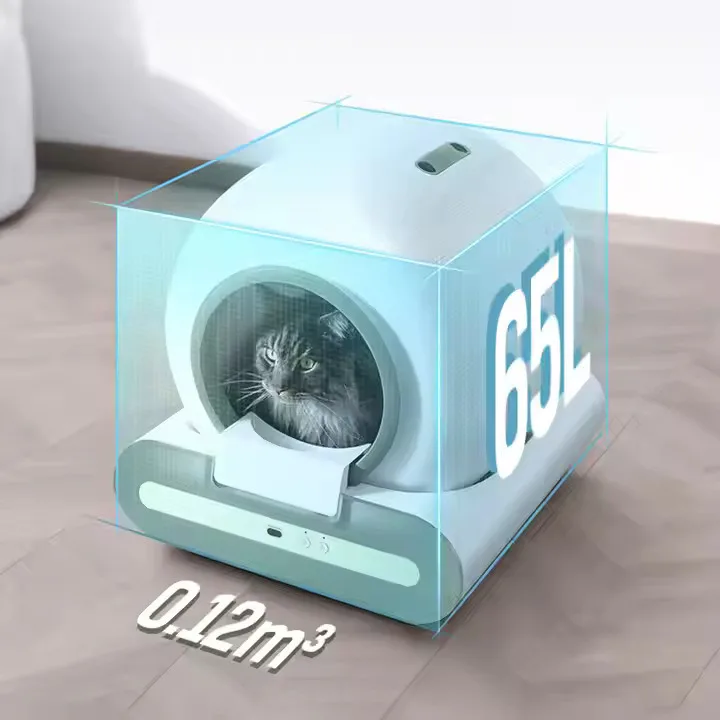 Arenero automático con sensor para gatos, anti-salpicaduras y olores - imagen 5