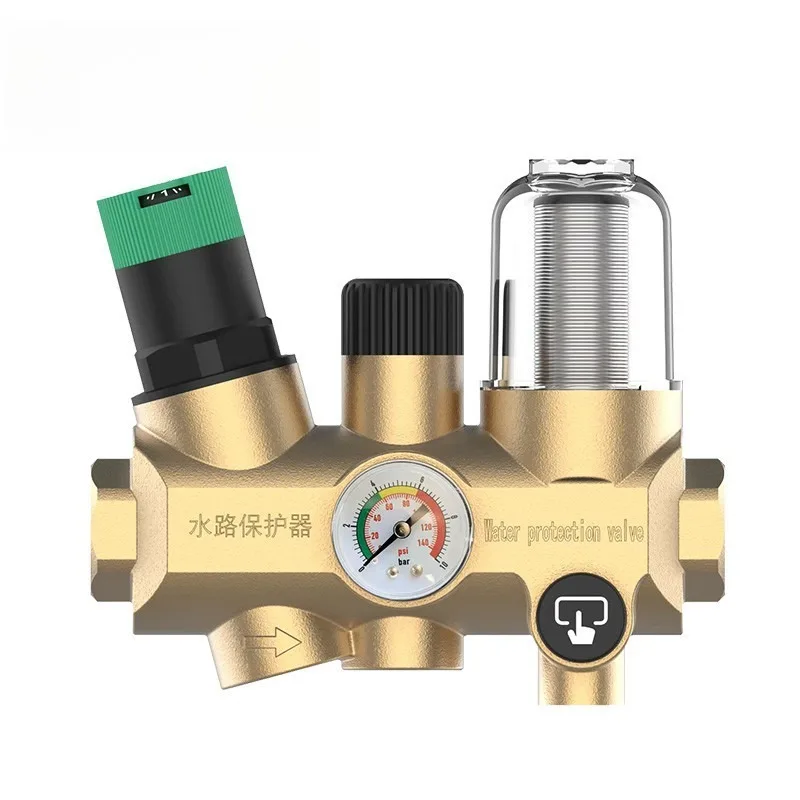 Pipeline pressure stabilizing and reducing valve, pre-filter regulating valve, tap water soft water descaler accessories