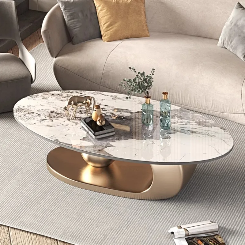 

Nordic Luxury Bedroom Coffee Table Marble Modern Living Room Coffee Table Gold Apartamento Mesita Auxiliar Home Furniture