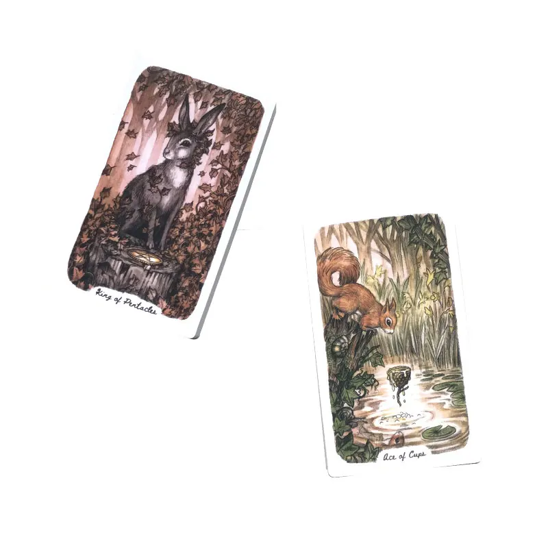 Hot sales 12-7 CM Deck:  Thorne Tarot Oracle Card Fate Divination Prophecy Card Family Party Game Toy Tarot