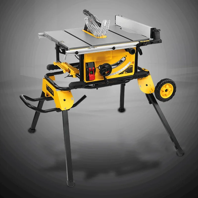 Portable Wood Cutting Machine Multifuctional Woodworking Push Table Saw Precision Woodworking Sliding Table Saw