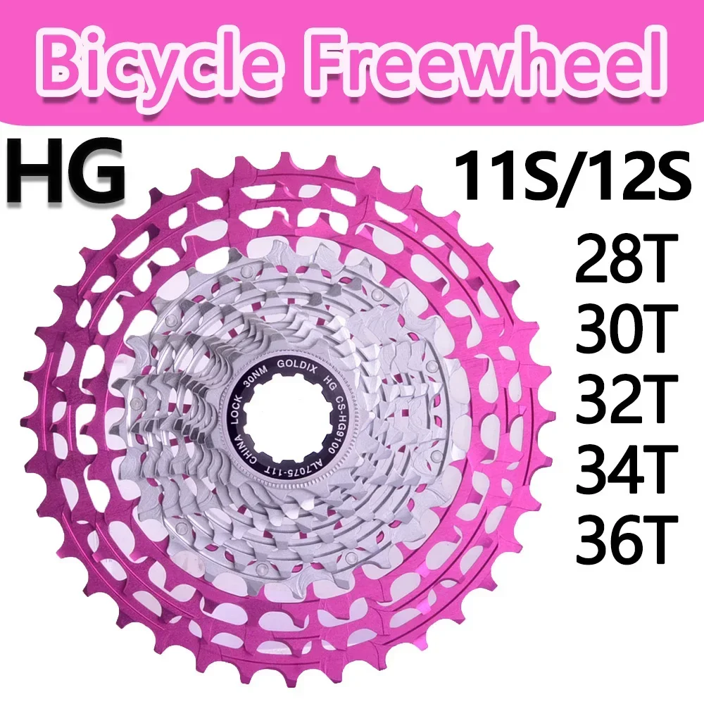 HG 12 Speed Cassette Road Bike 11 Speed 28T 30T 32T 34T 36T Ultralight CNC Hollow K7 11V 12V Bicycle Freewheel Sprocket