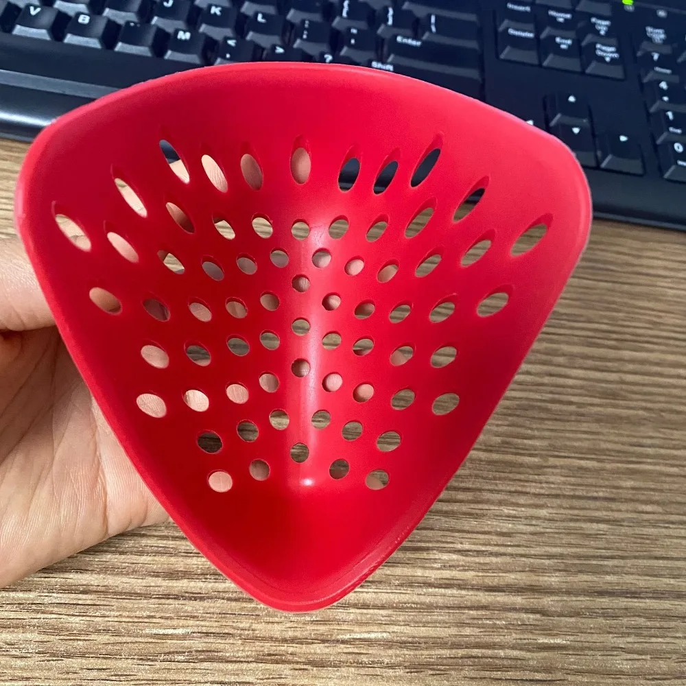 Silicone Face Cover para Cosplay, Black Face Shell, Riding Props, Halloween, Vermelho