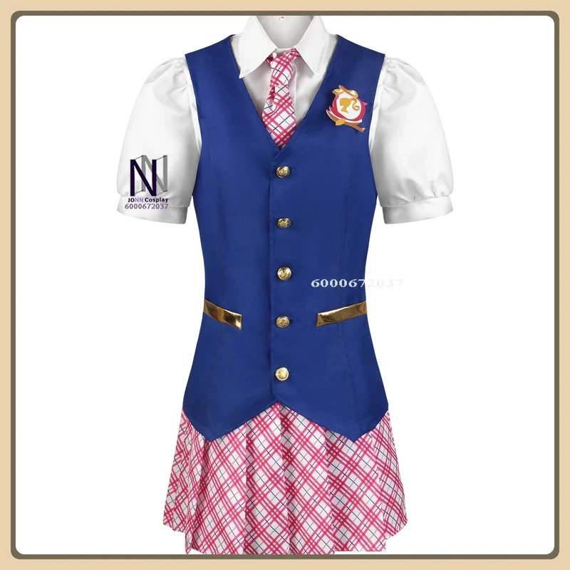 

ABC123Darcy Cosplay Costume Princess Academy Uniform Dress Full Set High Quality Comic Con/Stage/Halloween Anime Clothesx,3;b'2.