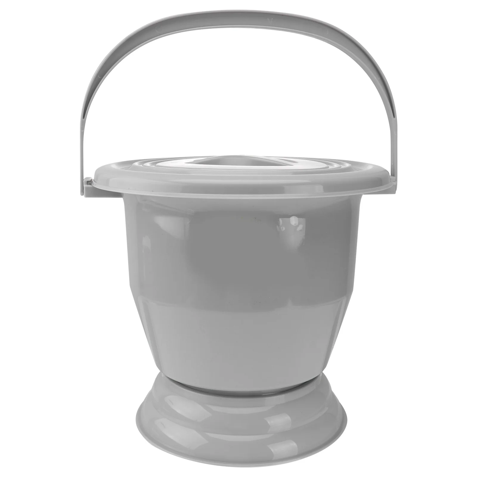 1Pcs Thickened Adult Urine Container Portable Spittoon with Lid Night Bedpan Home Use Chamber Pot Plastic Spittoon