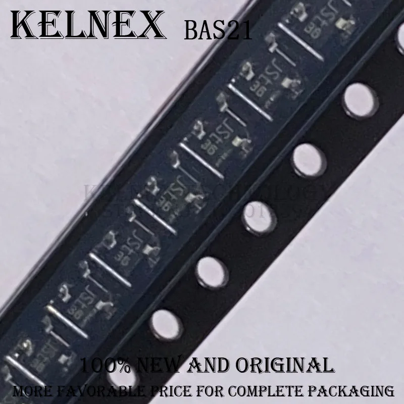 50 Stuks Bas20 Bas21 Bas29 Sot-23 Schakeldiode