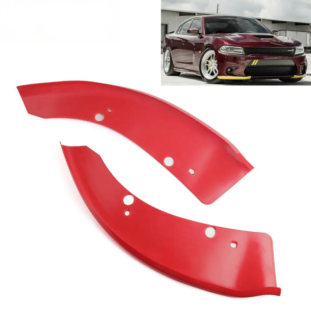 

Sale Front Bumper Lip Protector For Dodge Charger SRT Scat Pack 2015-2023 ABS Plastic Red Green Yellow Car Body Kit Accessories