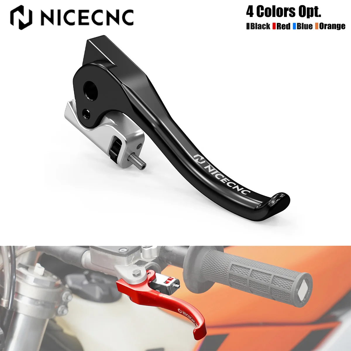 NICECNC For 2023 2022 2021 GasGas EX 300 MC EX 125 250 250F 300 35F 450F Reduced Pull Force Brembo Motorcycle Short Clutch Lever