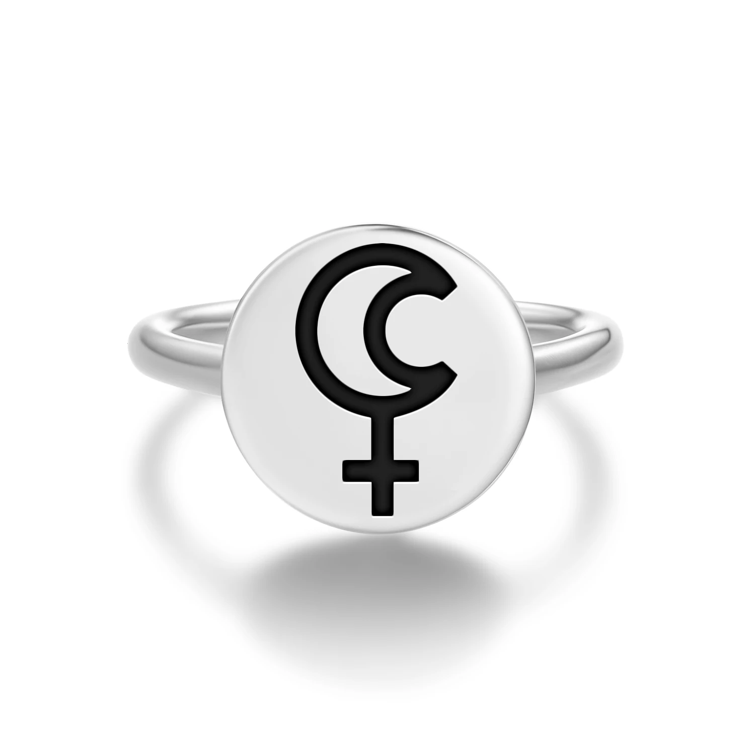 

Astrology Lilith Ring 925 Sterling Silver Resizable Ring Birthday Gift for for Women Fine Jewelry
