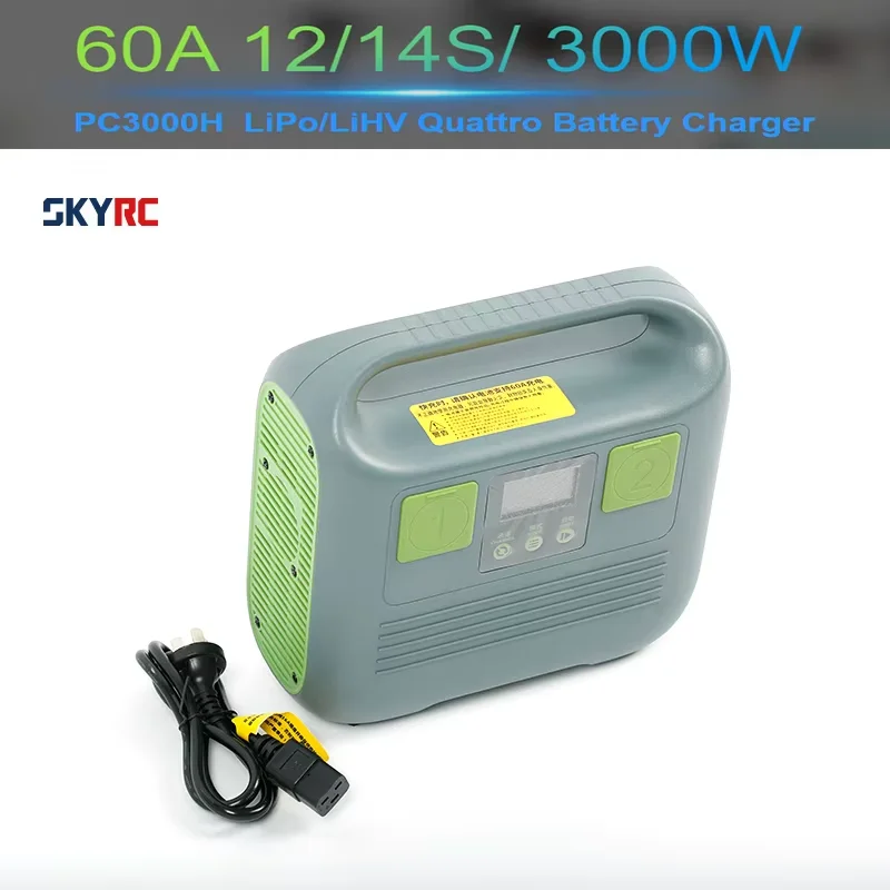

SKYRC оригинальное зарядное устройство PC3000H высокой мощности 3000 Вт 12S 14S 60A 4-стороннее интеллектуальное зарядное устройство для аккумуляторов