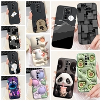 Funda For Xiaomi Redmi Note 8 Pro Case Capa Soft Matte Silicone Bumper Cartoon Animals For Redmi Note8 Note 8T Cool Back Cover
