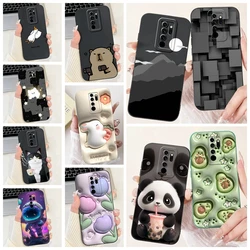 Funda For Xiaomi Redmi Note 8 Pro Case Capa Soft Matte Silicone Bumper Cartoon Animals For Redmi Note8 Note 8T Cool Back Cover