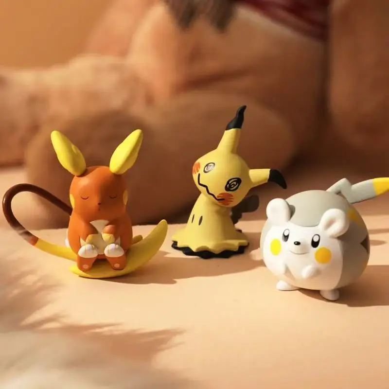 Pokemon Anime Figures Mewtwo Gengar Pikachu Eevee Dragon Cosplay Collection Action Figures Model Toy Birthday Gifts Buy in bulk view 3