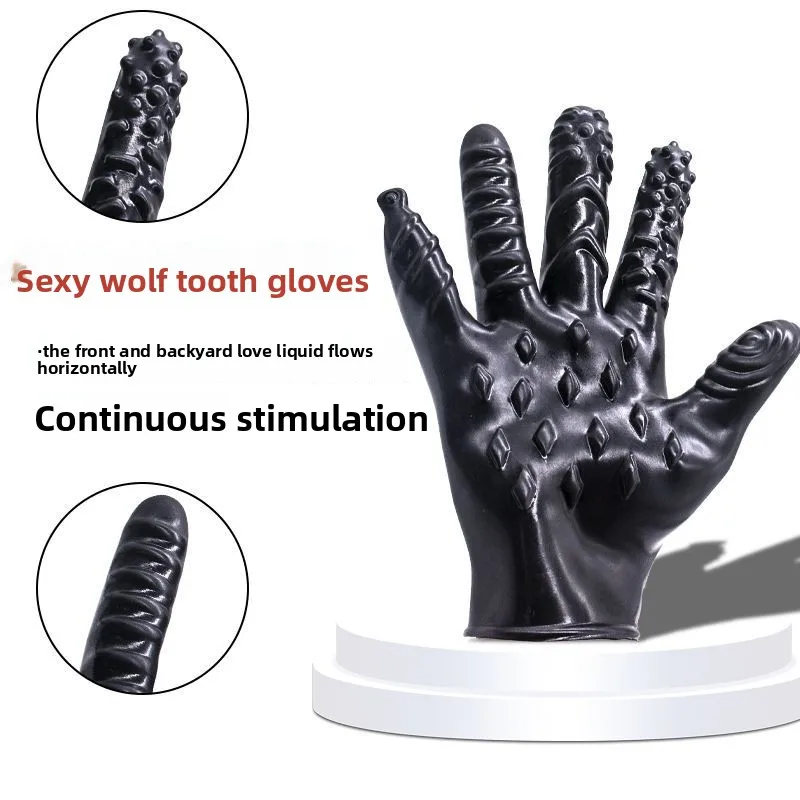 قفازات تدليك يمزح النخيل الجنس ماجيك النشوة للجنسين الاستمناء G-بقعة الخيوط قفازات الجنس ToysSex المنتجات