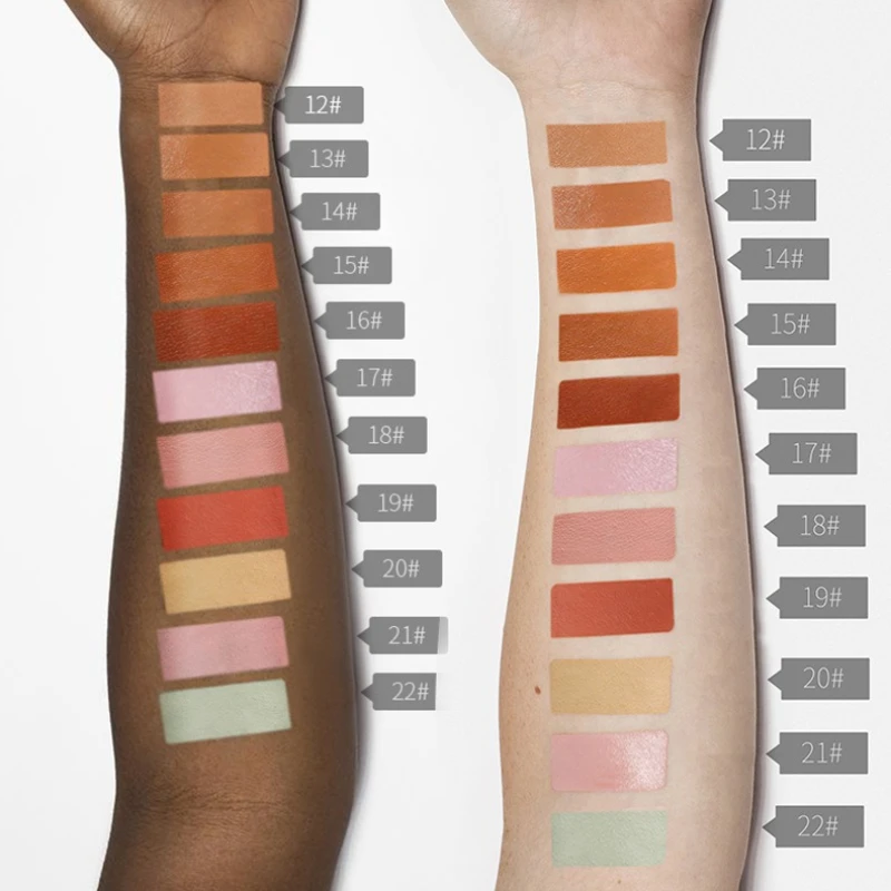 푸다이어 메이크업 컨실러 22컬러 리퀴드 컨실러 완벽한 커버 모공 다크서클 오일컨트롤 방수 리퀴드 페이스 파운데이션