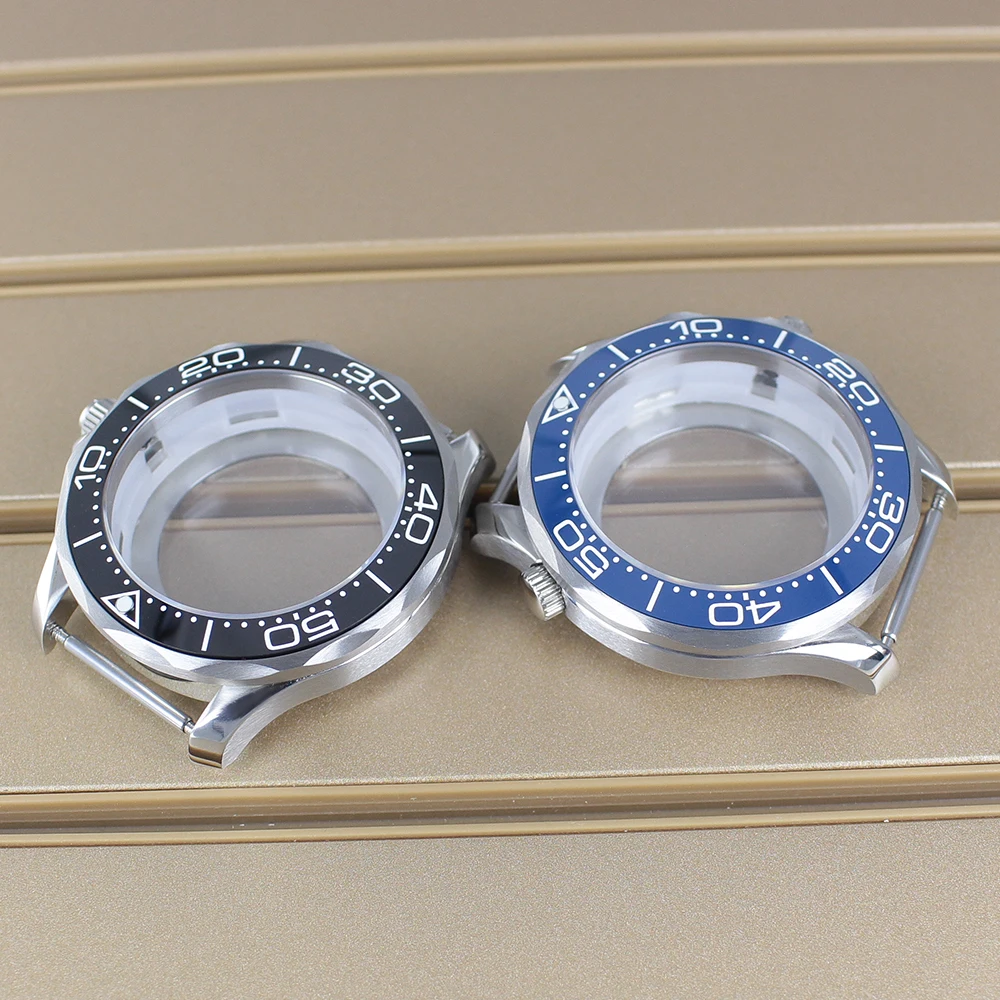 

41mm NH35 Case Stainless Steel Men's Waterproof Watch Parts For Seiko NH34 NH35 NH36 NH38 Movement 30.5mm Dial Mod Seamaster 300