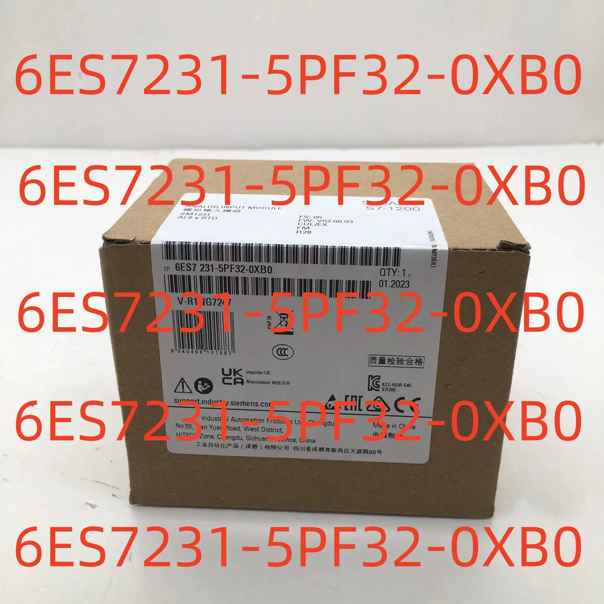 6ES7231-5PF32-0XB0, novo, original