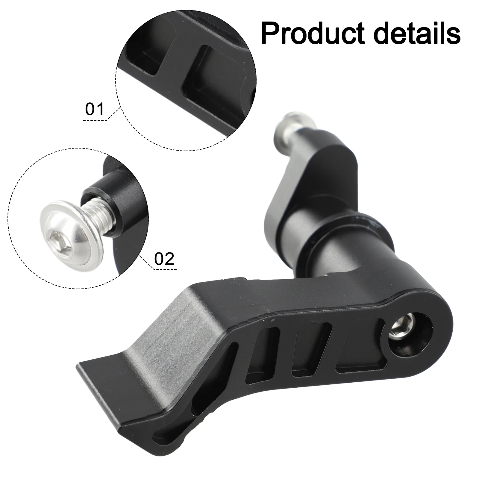 Vehicle Upgrade CNC Lever Aluminum Brake Lever Aluminum Parking Brake Lever Wear-resistant Material For Can-Am Ryker