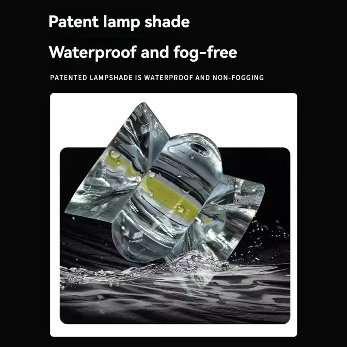 ABNJ Wall Polishing Transparent Corner Lamp Special LED Import Lamp Bead Wall Acceptance Lamp EU PLUG