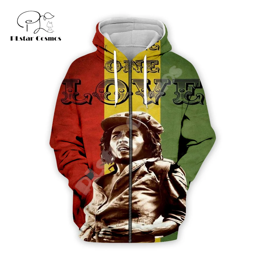 NewFashion Bob Marley Reggae Musician Rastafari Lion Tattoo Vintage 3DPrint Men/Women Pullover Harajuku Casual Jacket Hoodies 18