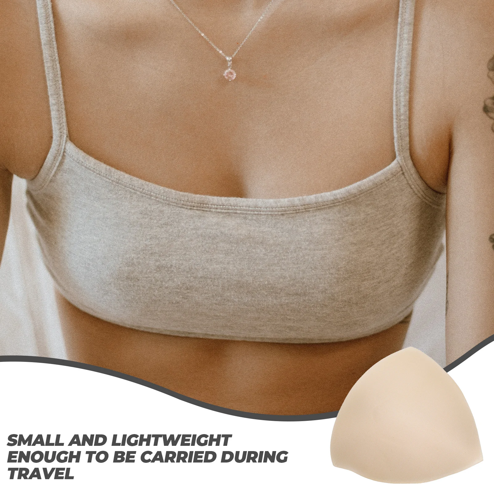 

Pads Bra Inserts Wireless Eco Friendly A Cup Thin Bra Inserts Pads Pushup Section Sports Reusable Secure Fit