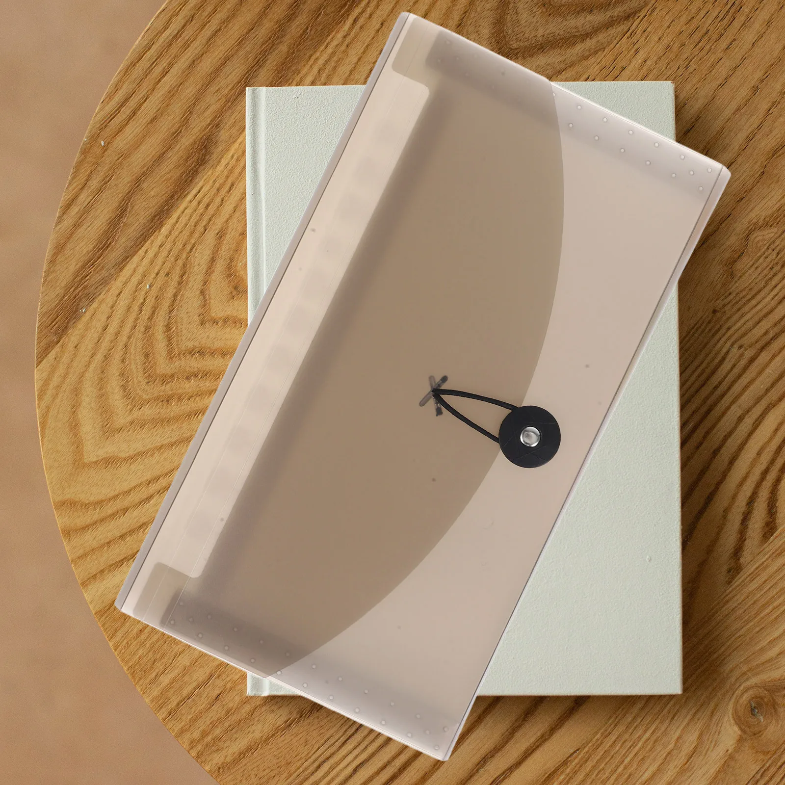 Mini organizer per file a fisarmonica A6, porta ricevute espandibile portatile per fatture, documenti, biglietti da visita, cartella di archiviazione in plastica