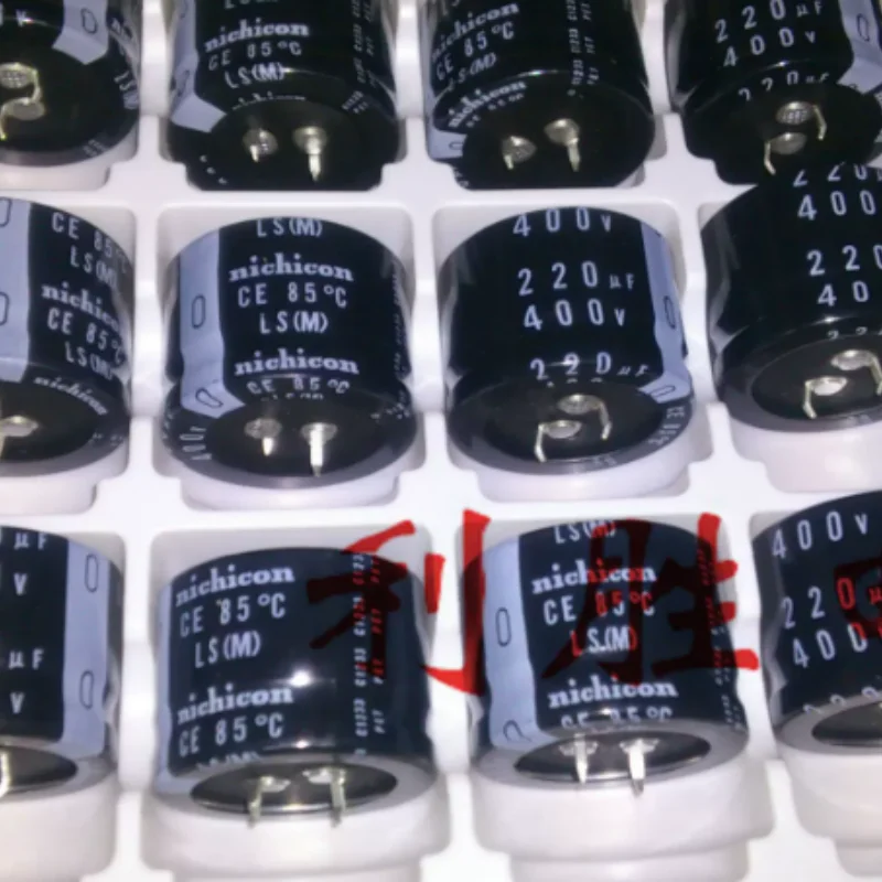 5PCS-30PCS  Brand new authentic Japanese NICHICON aluminum electrolytic capacitor 400V220UF 35X25 LS