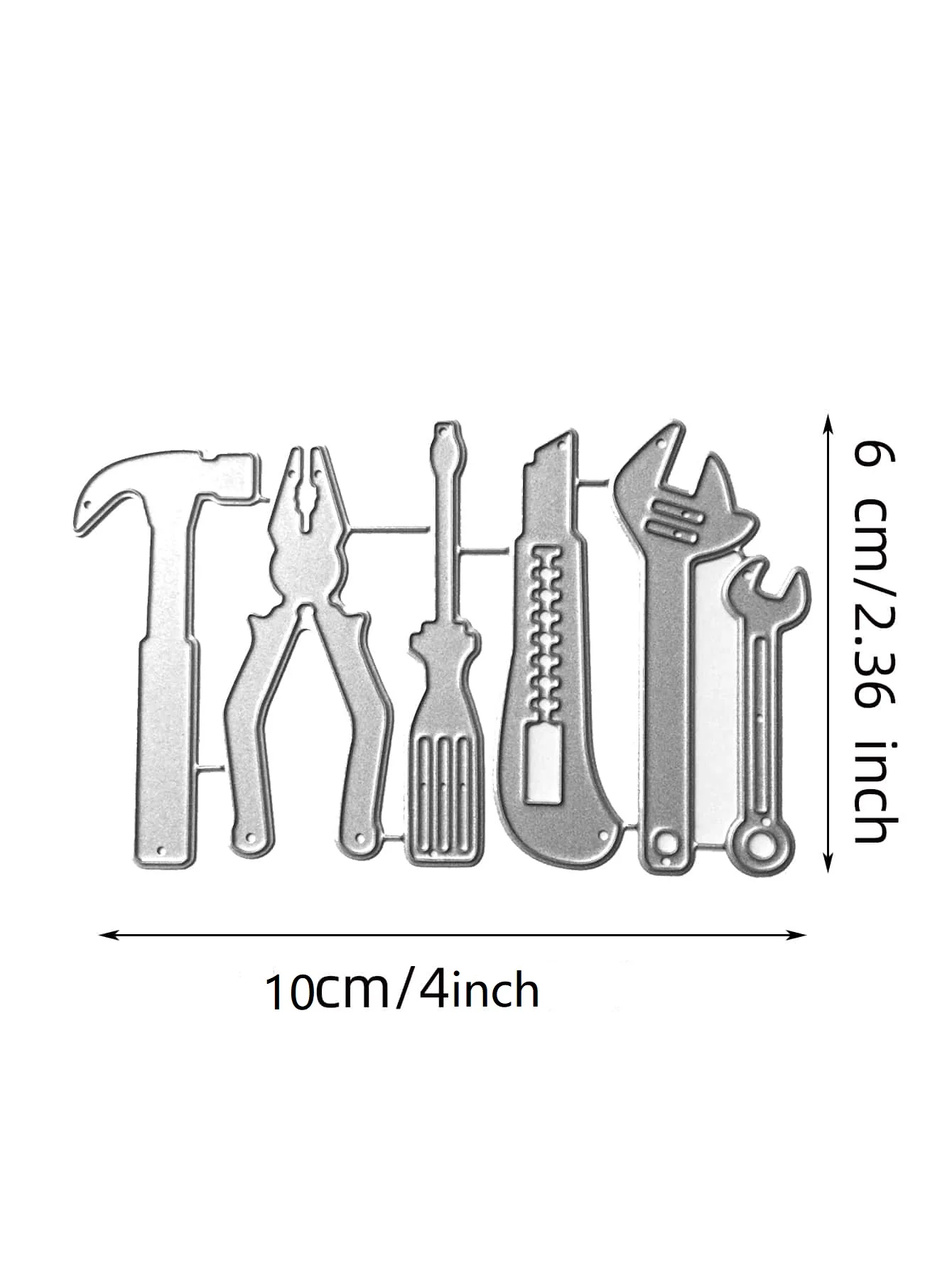 Wrench Hammer Screwdriver Tools Metal Cutting Dies Scrapbooking Carbon Craft Cut Die Photo Cutting Dies New 2023