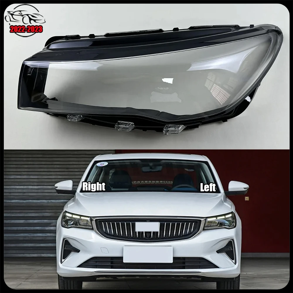 

For Geely Emgrand 2022 2023 Automobiles Parts Accessories Replace A Transparent PC Car Lights Shell Glass Headlights