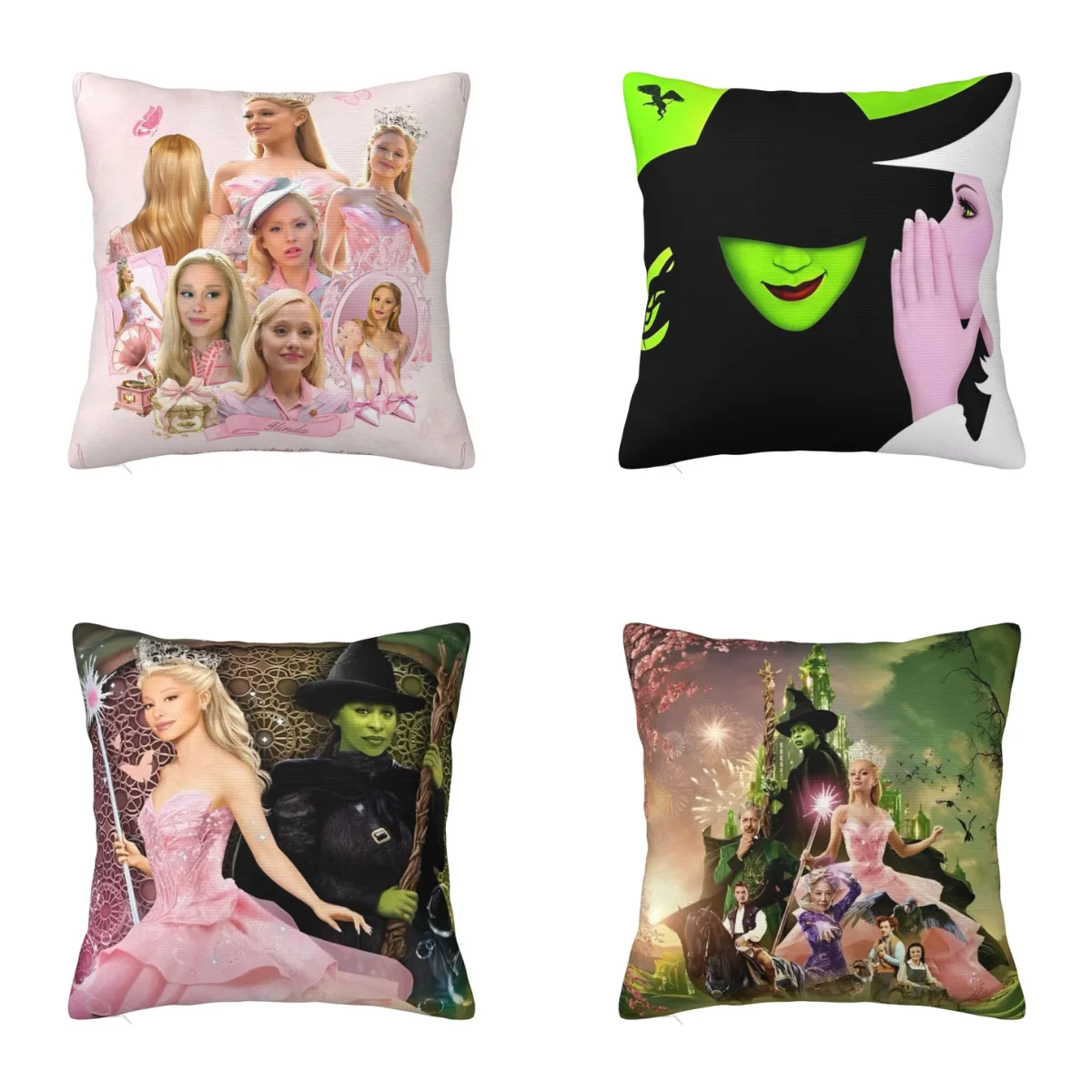 Wicked Glinda Elegant Good Witch Movie Pillow Cover Pillow Case For Sofa Home Decorative Cushion Cover Square Pillowcases