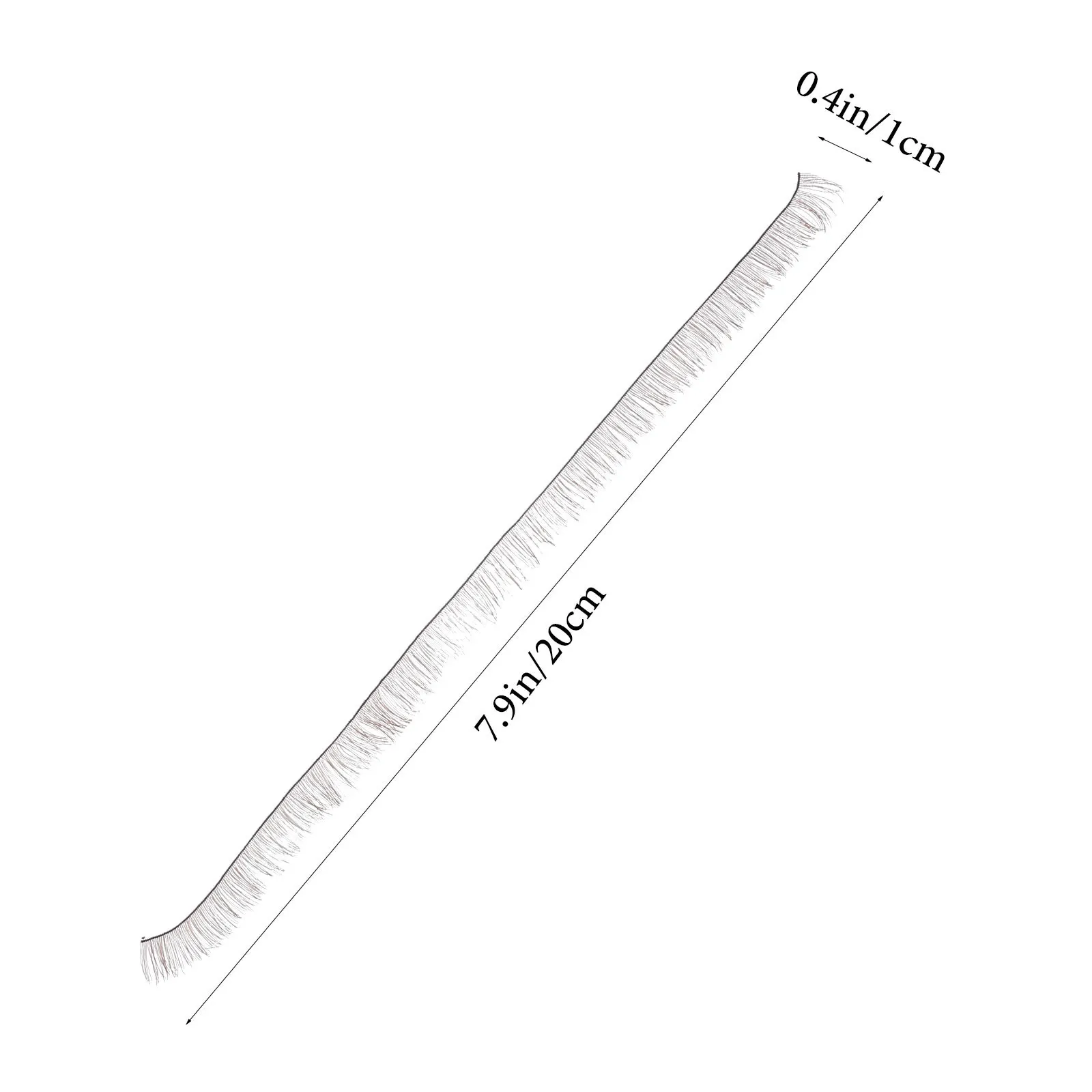 30 pçs cílios postiços para aparência natural completa cílios longos e grossos diy artesanato acessórios macios e confortáveis suprimentos de maquiagem dos olhos