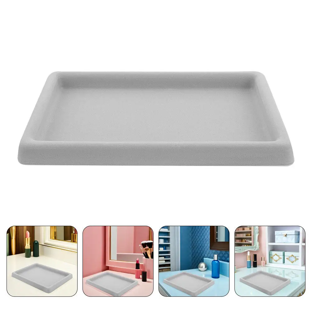 2Pcs Jewelry Organizer Trays Stackable Storage Tray for Vanity Dresser Rings Earrings Necklace Display Case Jewelry Display Box