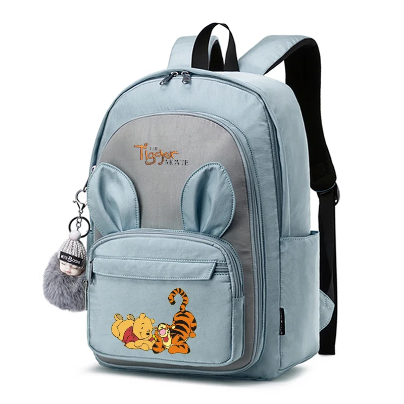 

The Tigger Movie Kids Backpack Schoolbag For Girls Boys Waterproof Backpacks Children Orthopedics Rabbit Ears School Bags