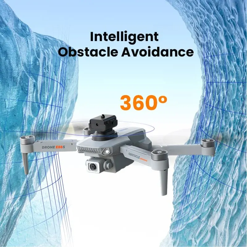 New E88 Pro Upgraded E88s RC Drone 4K Dual Camera Wide Angle Optical Flow Localization Obstacle Avoidance Quadcopter