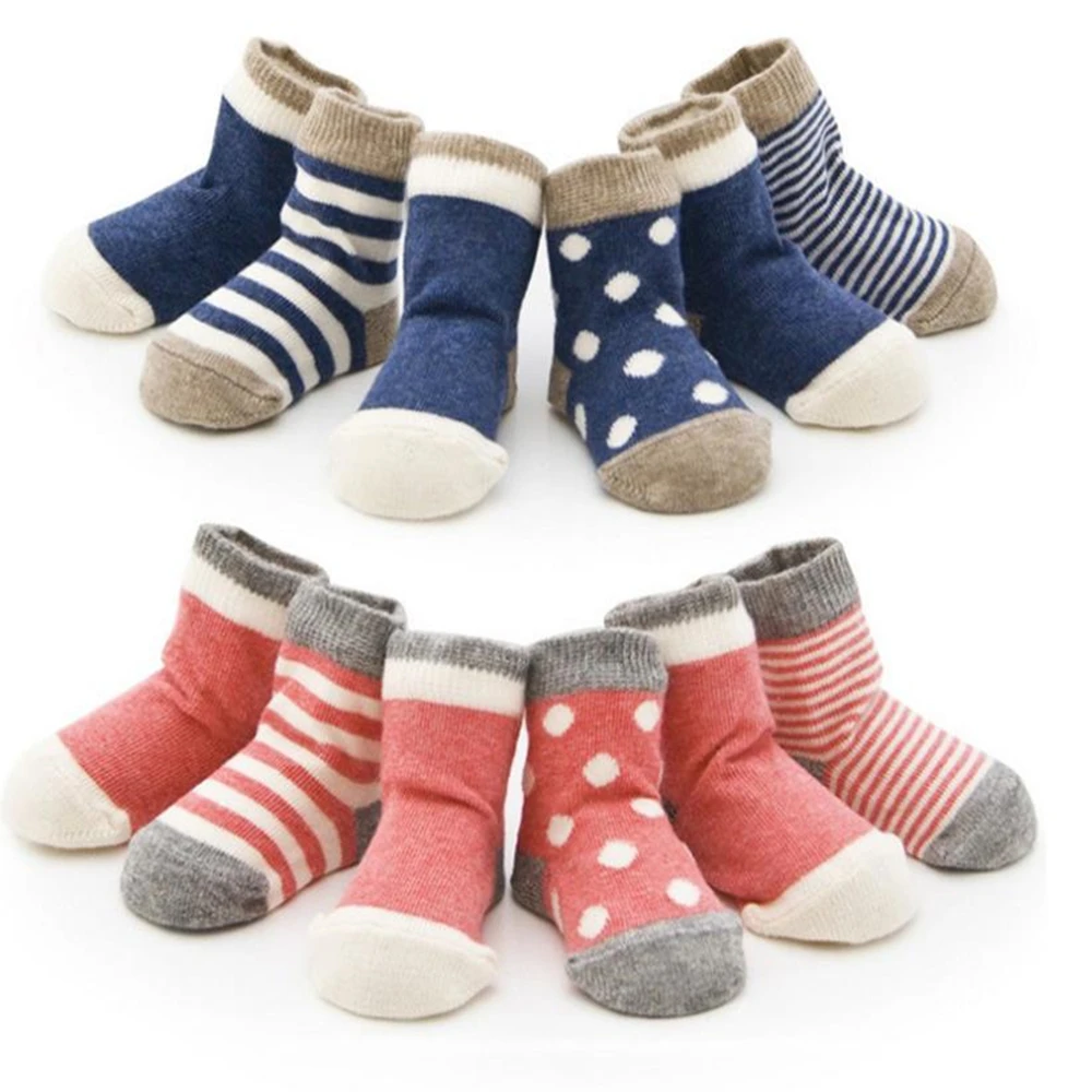 

In the spring and autumn winter newborn baby s cotton socks 003