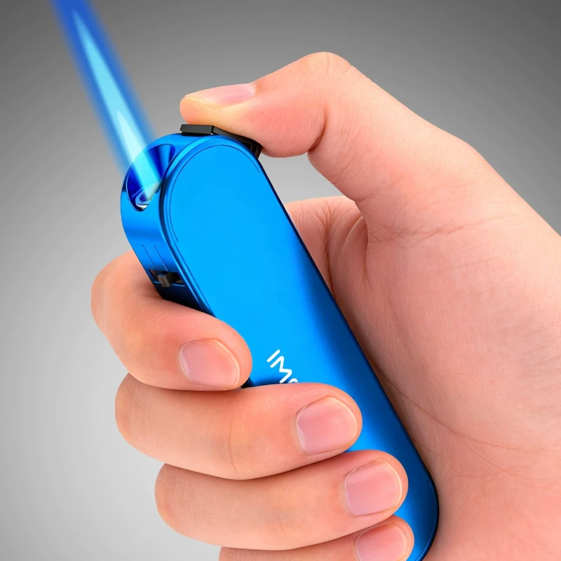 Explosion-proof Windproof Lighter, Swing Arm Design,Mini Portable Durable Cigar Igniter,Wholesale Compact Cigarette Smoking Tool