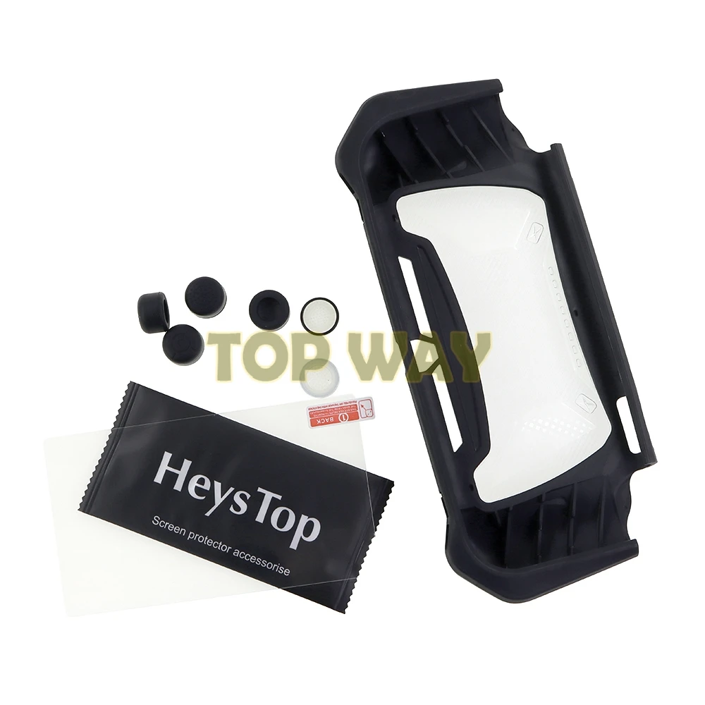 1pc para nintend switch lite volta filme de vidro transparente tpu + material pc capa de pele caso aperto para nintendo switch lite