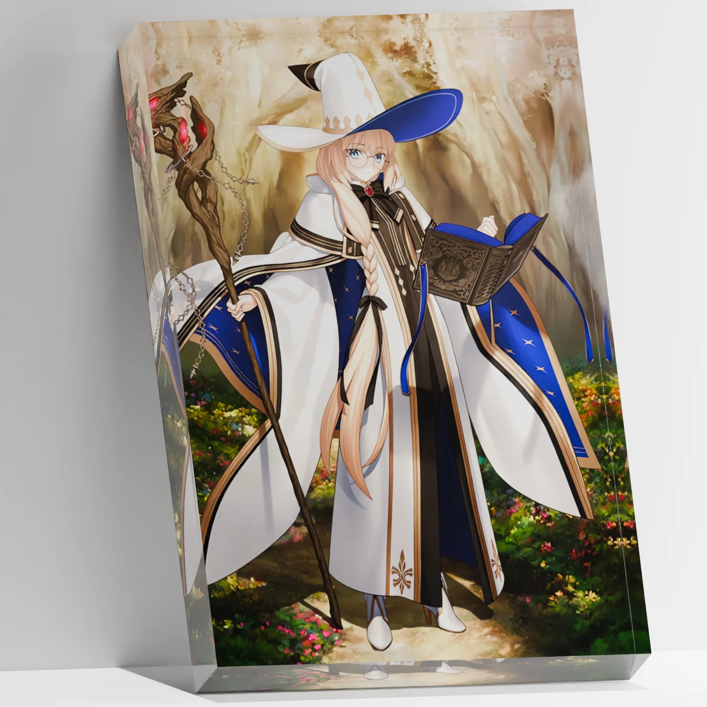 

Custom Acrylic Photo Block Fate Grand Order Artoria Caster FGO Castoria Figure Stand Print Your Image Game Merch Desk Decor