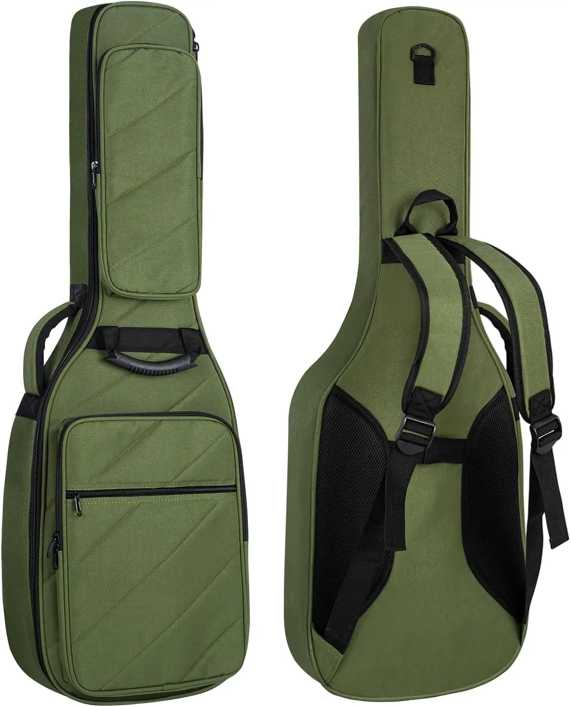 

Electric Guitar Gig Bag, 0.7in Thick Padded Case with 3 Pockets, 39in