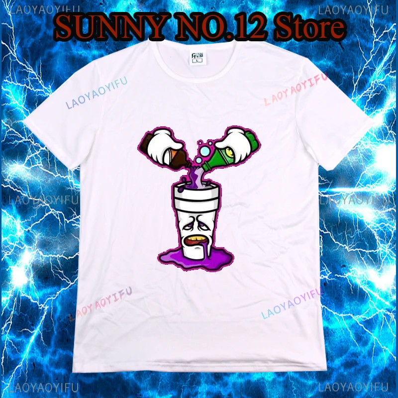 Summer 2024 Purple Drank T-shirt Black Certified Freak Colorful Jurney Fashion T-shirt